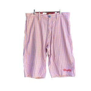 Vintage Coogi Multicolor Plaid Walking Shorts Men's 36 Embroidered Logo Casual